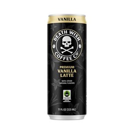 Death Wish Coffee - Vanilla Flavored Canned Latte (1 Count)