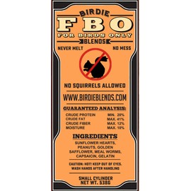 Birdie Blends FBO: for Birds Only Wild Bird Seed 4" Cylinders - Squirrels Don't Like It! (2 - 4" Cylinders)