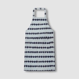 JAJU [JAJU] Drawing Dot Cotton Apron_90_Blue