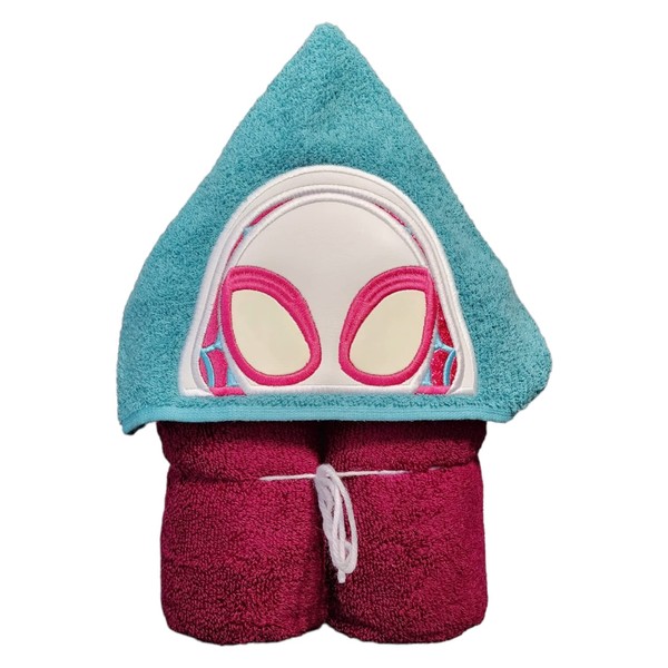Spider Hero Friends Hooded Bath Towel for Baby Child and