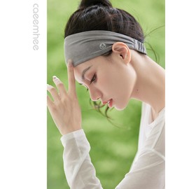 Kaik Women's Sweat-Absorbing Sports Headband for Yoga, Running, and Fitness Beam Rose Quartz [Enhanced Sweat Absorption]