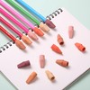 Mr. Pen- Pencil Top Erasers, 120 Pack, 6 Different Sunset