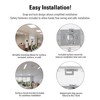 Metalux MMS Multi-Mount 1x2 LED Panel Ceiling Light w/CCT and