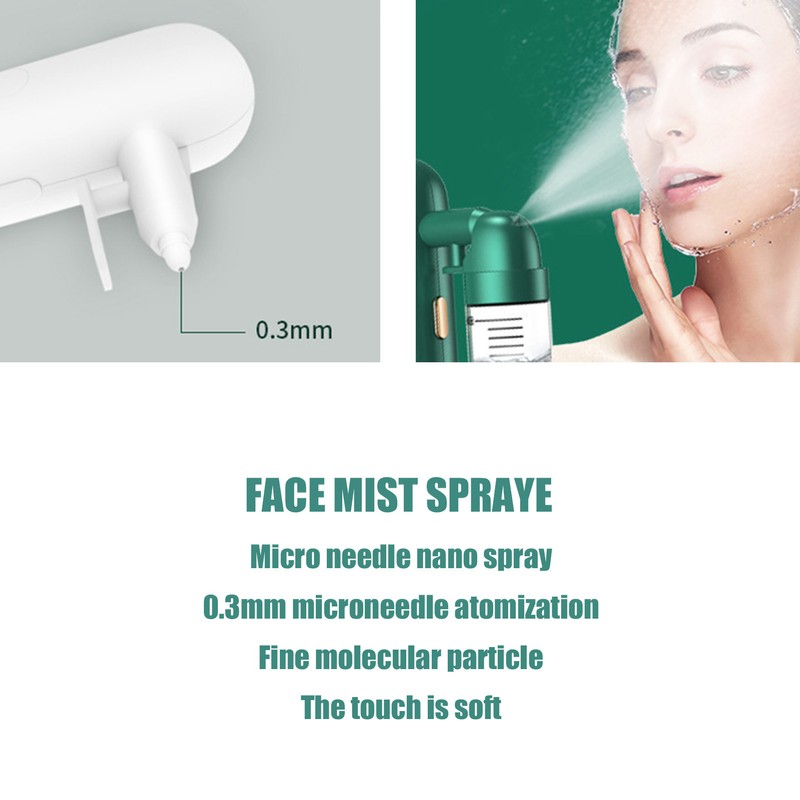 Oxygen Facial Mist Portable Moisturizing Hydrating Skin Care Pore Cleaning