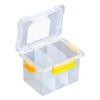 MEIJIA Plastic Tool Organizers With Removable Dividers,Plastic Storage Organizer Box