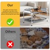 Bedside Window Dog Bunk Bed - Double Elevated Human Dog