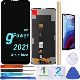 PDTEK LCD Screen Replacement Touch Display Digitizer Assembly for Motorola Moto G Power 2021 XT2117 XT2117-3 xt2117-4 G10 Power (6.6 in-Black)