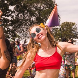 NUOBESTY Shell Glasses Rimless Sunglasses Irregular Sunglasses Novelty Fun Glasses Punk Glasses Frameless Party Glasses for Birthday Summer Beach Hawaiian Party Photo Props, dark grey