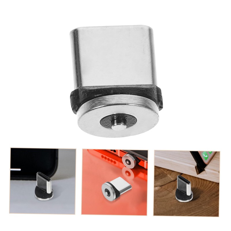jojofuny USB c Magnetic Adapter Magnetic Connector Head 9pcs Rotating