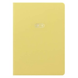 LETTS A5 Pastel Week to View 20/21 Academic Diary Lemon,21-031147