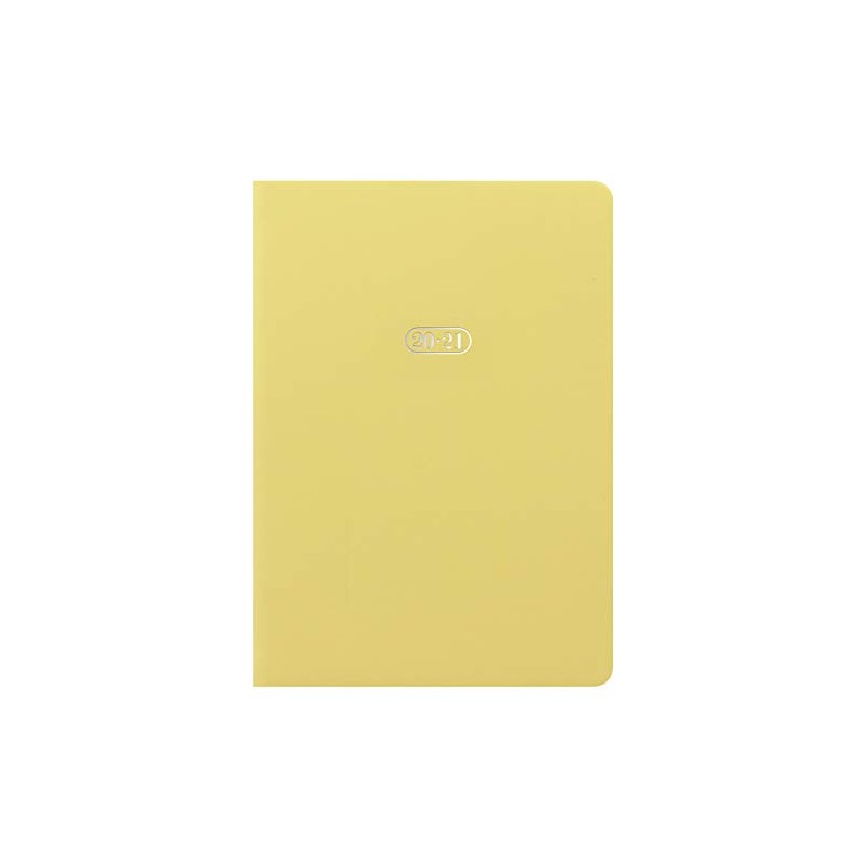 LETTS A5 Pastel Week to View 20/21 Academic Diary Lemon,21-031147