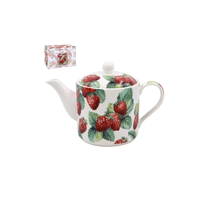 The Leonardo Collection Strawberry Field Tea Pot with Lid |