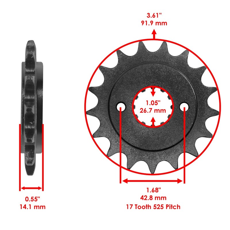 Honda Drive Chain & Sprockets Kit for Honda VT750Dc Shadow