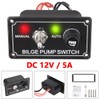 Luwqceu DC 12V Fused Marine Bilge Pump Switch Panel with