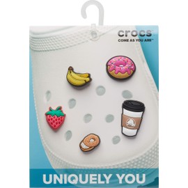 Crocs Jibbitz 5-Pack Food Shoe Charms | Jibbitz for Crocs, Breakfast, Small