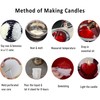 MUAECH 2 Designs Hands Holding Heart Silicone Mold with Butterfly