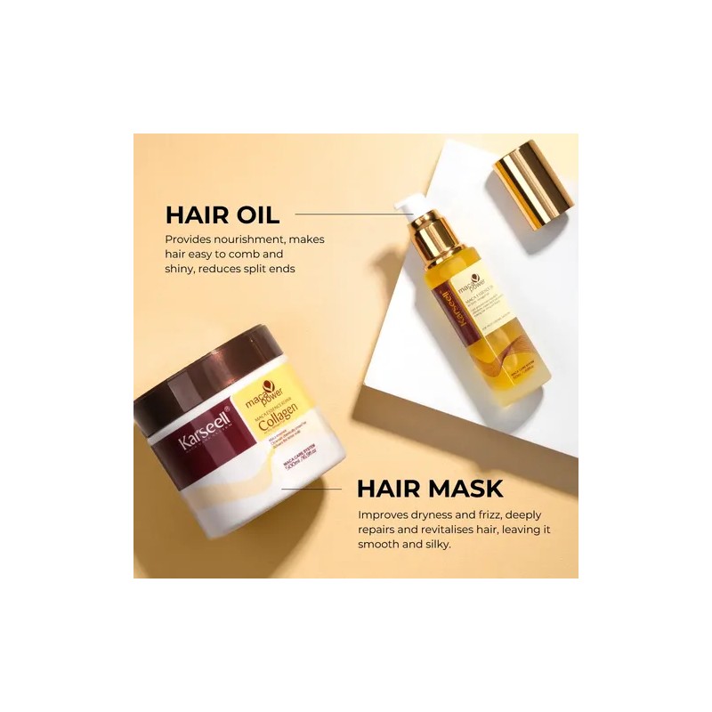 Karseell Mascarilla Capilaraceiteshampooacondicionador
