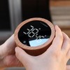 "DIGITAL DIAL TIMER" LED Lighted Wood Dial Timer Kitchen Timer