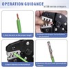 WEKESIGO SN-58B Ratchet Crimper 0.25-1.5mm² AWG24-16 for for XH2.54/2.54/2.8/3.0/3.96/4.8/KF2510 JST,TE,Molex,Dupont