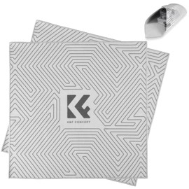 K&F Concept Protective Wrap for Cameras, DSLR/Photo Equipment, Protective Wrap, Camera Cloth Grey, gray, Velcro fastener