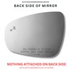 Passenger Side Mirror Replacement Glass + Silicone for 2013-2018 Lexus