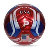 PLAYPRO Country Training Soccer Ball: World Edition (USA - RED,
