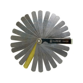HARDEN Professional Metric and Imperial Feeler Gauge 90mm, 32 gauges Sizes 0.04-0.88mm (HAR 58432)