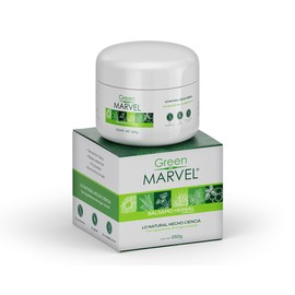 Green Marvel Bálsamo Herbal Corporal Natural, 250g, Sin Parabenos, Sin Gluten, Sin Crueldad Animal, Con Extractos Naturales y Aceites Puros
