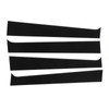 4pcs Black Pillar Posts Door Trim B Pillar Posts Door