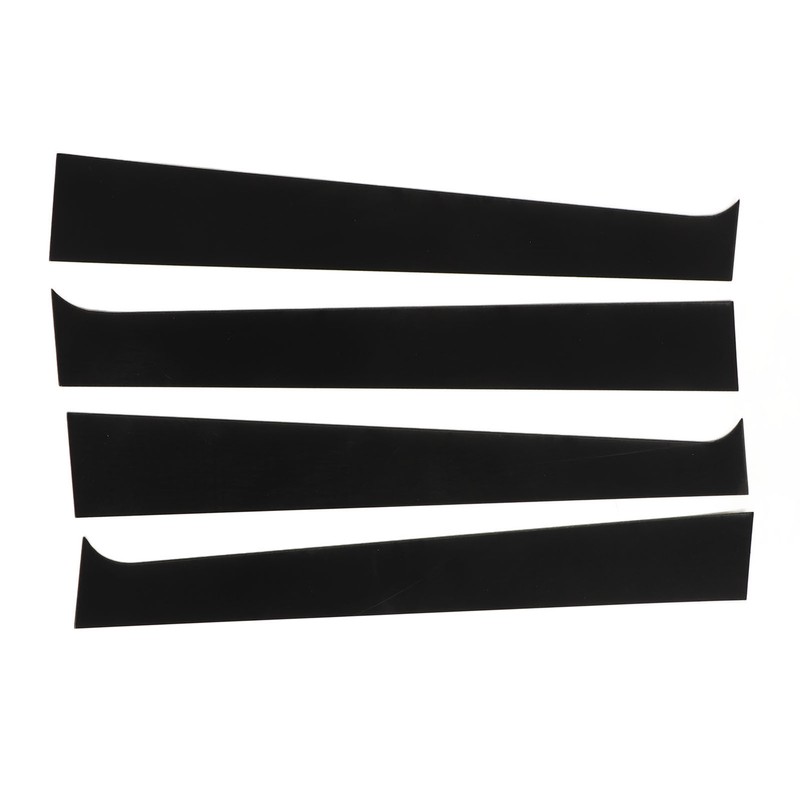 4pcs Black Pillar Posts Door Trim B Pillar Posts Door