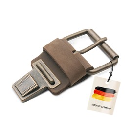 Thielemann Replacement Buckle for Bags with a 4 cm Wide Strap, Bag Clasp with Buckle & Pin Lock, Replacement Part to Repair Yourself (Old Antique | Dark Brown Antique)