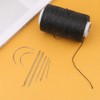 250M Leather Waxed Thread, Sewing Waxed Thread Cord with Leather