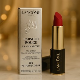 Lancôme Lancome L'absolu Rouge Drama Matte Lipstick #505  Attrape Coeur  0.12oz NIB