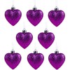 Christmas Concepts® Pack of 8 - 60mm Heart Shaped Christmas