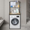 LYNICESHOP 3-Tier Washer Dryer Storage Shelf, Space Saving Laundry Room