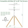 UPGRAVITY Easel TV Stand with Tripod Base for 45" to