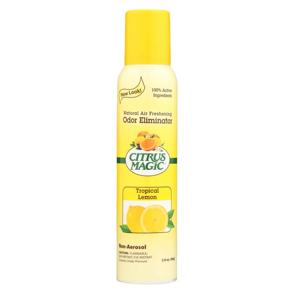 Citrus Magic Lemon Odor Eliminating Air Freshener, 3.5 Ounce - 6 per case.