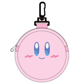 Bandai Kirby Sweet Dreams Round Carabiner Pouch (Neoprene) HK-MKP H10 x W10 x D1.5 cm