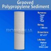 Ronaqua 6 Pack Grooved Sediment 1 Micron Water Filters Cartridge