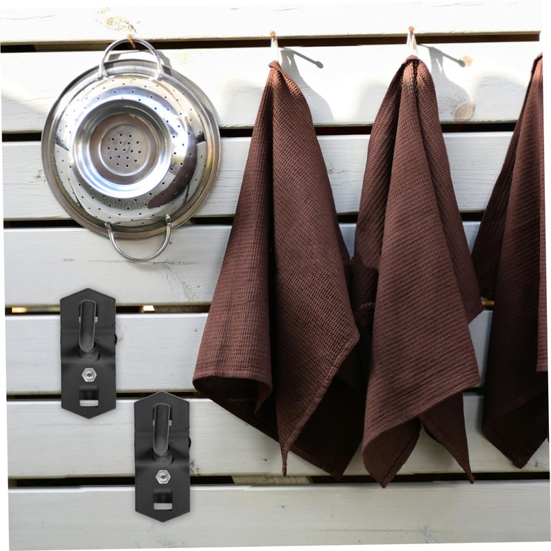 STOBAZA 10Pcs Heavy Duty Wall Shelf Hooks Pegboard Hook Brackets
