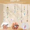 401 Pcs DIY Crystals Suncatcher Kit, Sun Catchers Prism Hanging