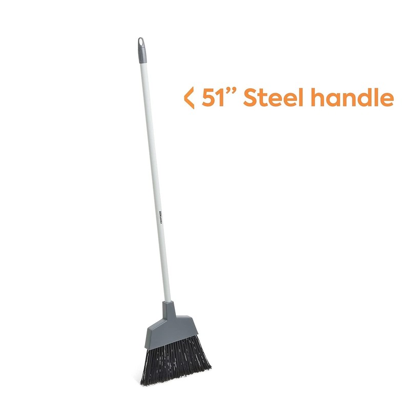 COASTWIDE CW58003 8-Inch Angled Broom, Gray