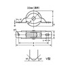 Yokozuna FDM-0339 Popular V-Shaped Door Wheel Iron Frame Duracon Car