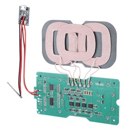 DIY Charging Transmitter, Parts, Standard Transmitter Module, 3 Coils Circuit Board Coil Wide Compatibility - Universal Micro Interface.