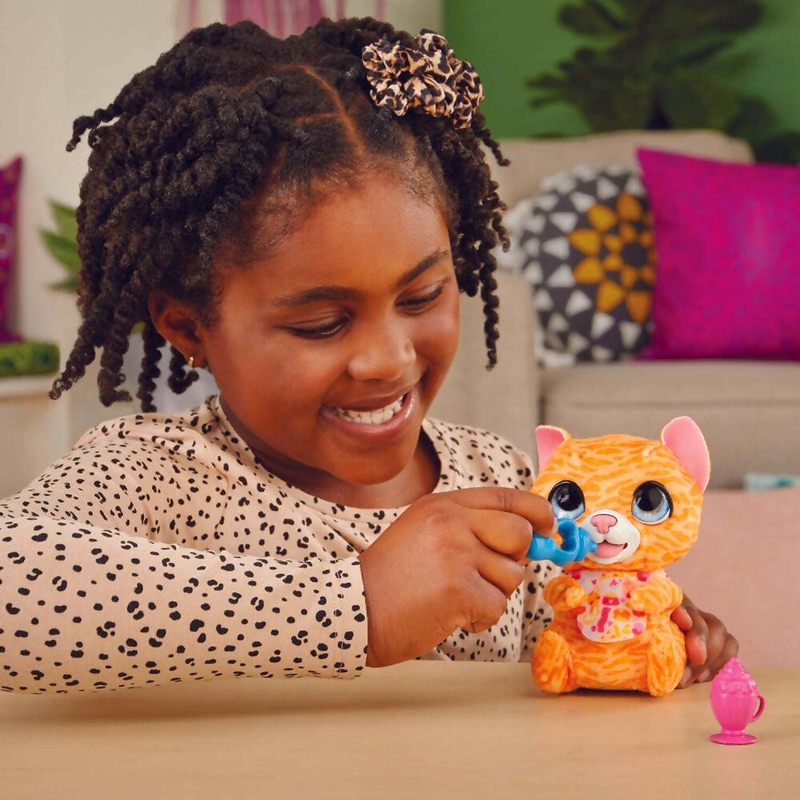 Hasbro furReal Newborns Kittens, Animatronik Plush Toy with Sound Effects,