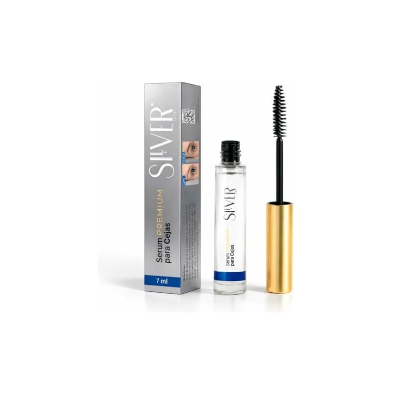 Silverlash Serum Premium para Cejas, Sin Hormonas, Fórmula Natural, 7
