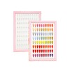 Acycoin2A 160 Nail Color Display Book Chart with 240 Nail