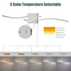 Espird 23inch Led Bathroom Vanity Light Bar, Brushed Nickel 5CCT