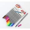 Liquidraw 12 Fineliner Colouring Pens Set Fine Point Pens 0.4mm