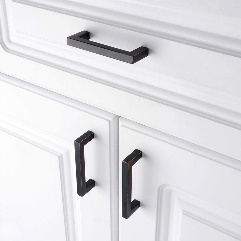 KOOFIZO Oil Rubbed Bronze Cabinet Pulls Bronze Cabinet Handles, 20